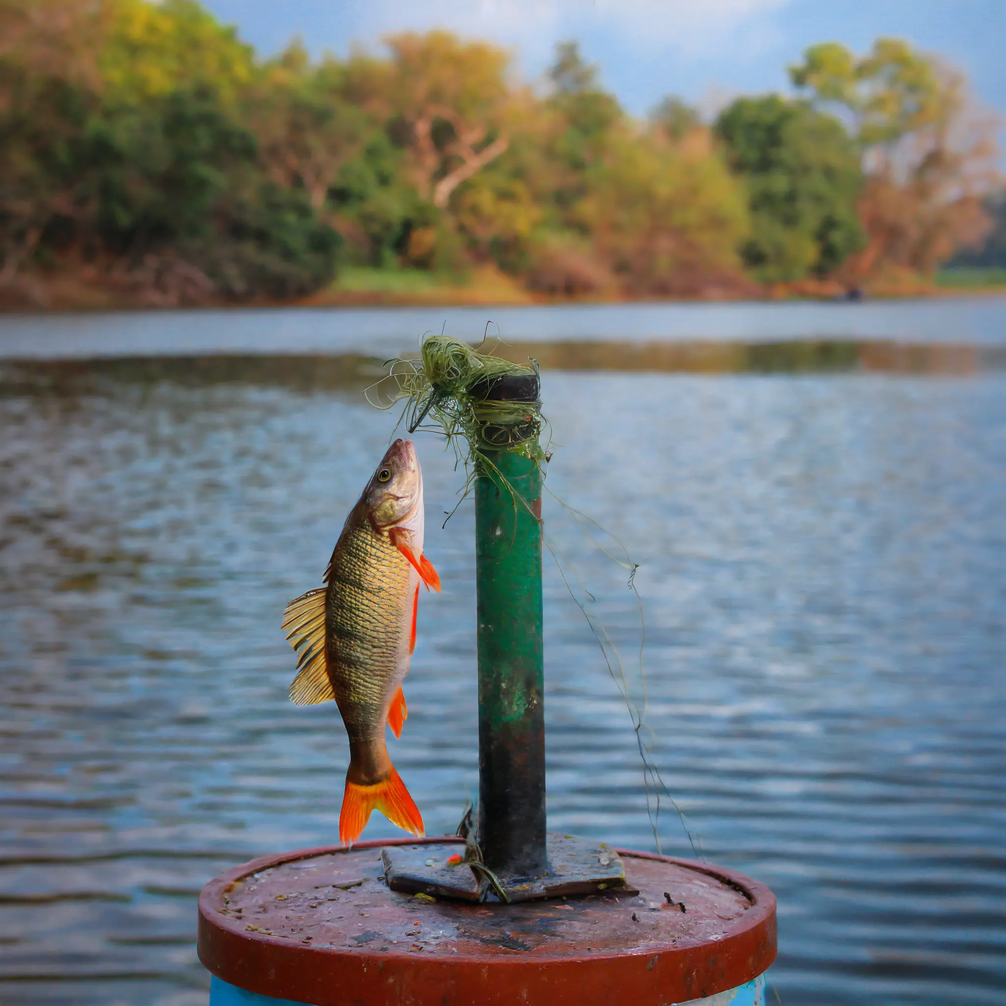 Barsch der Sportfisch